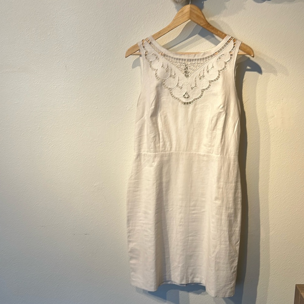 Loft linen white bridal summer dress